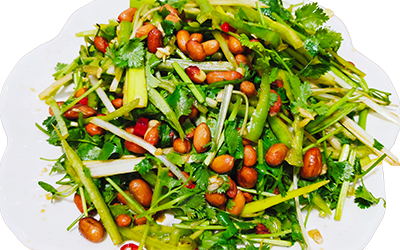 Fried Cabbage with Sliced Naan